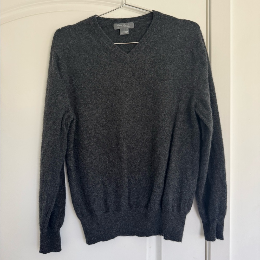 Daniel Cremieux Charcoal V-Neck Sweater